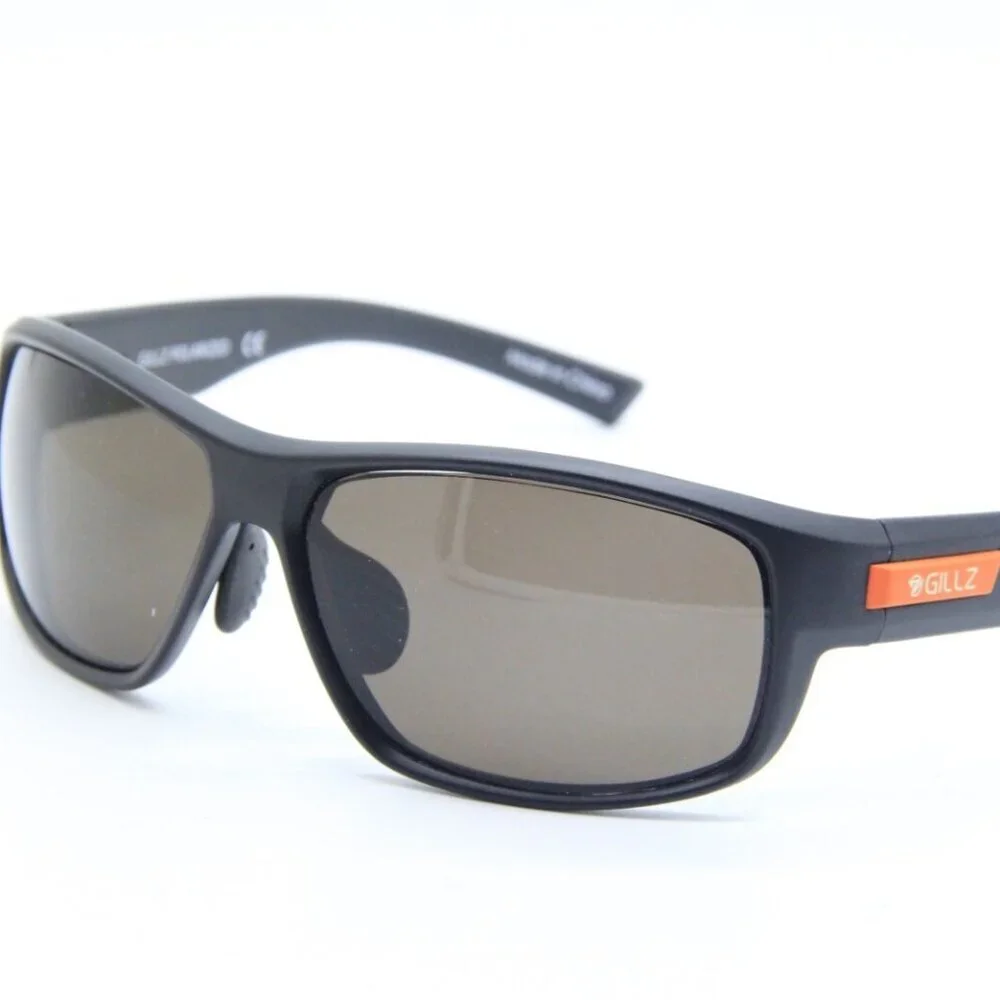 GILLZ GZS-Classic C.104 Black Polarized Frames Sunglasses 64-16